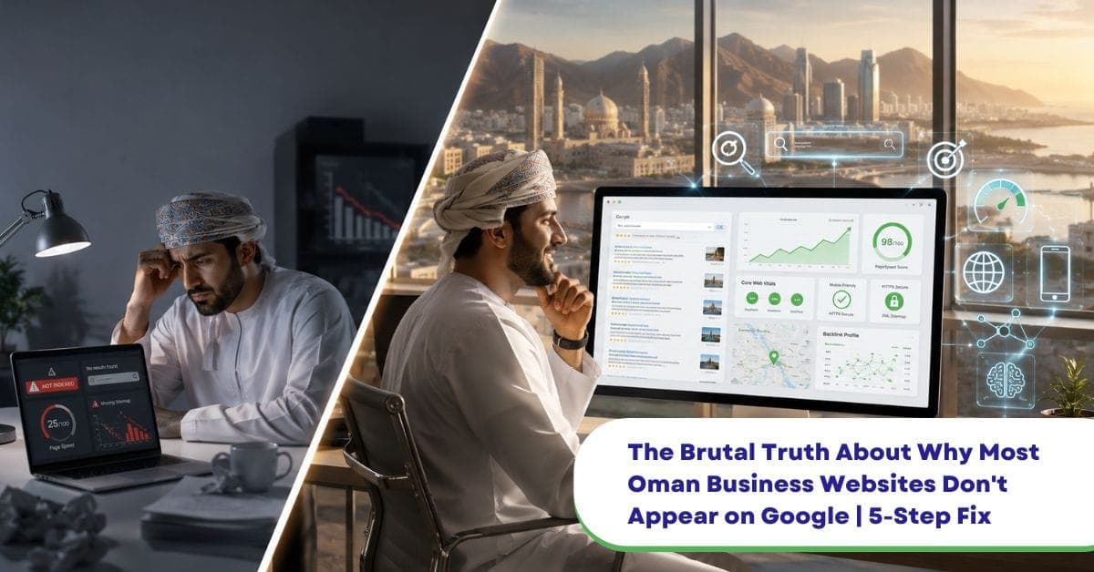 why Oman business websites don't appear on Google